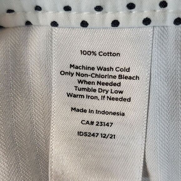 Talbots Blue & White Crop Pants - Picture 10 of 10